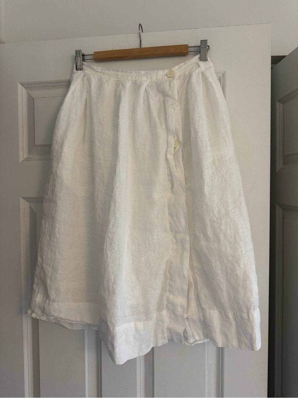 Alex Mill Linen Midi Skirt | Size Medium